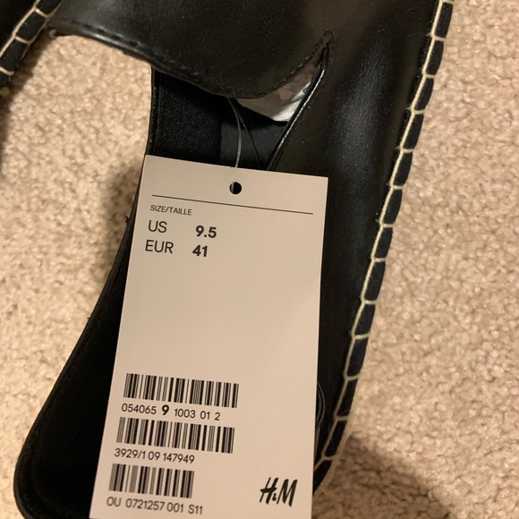 Black fake leather H&M Espadrilles - Picture 3 of 4